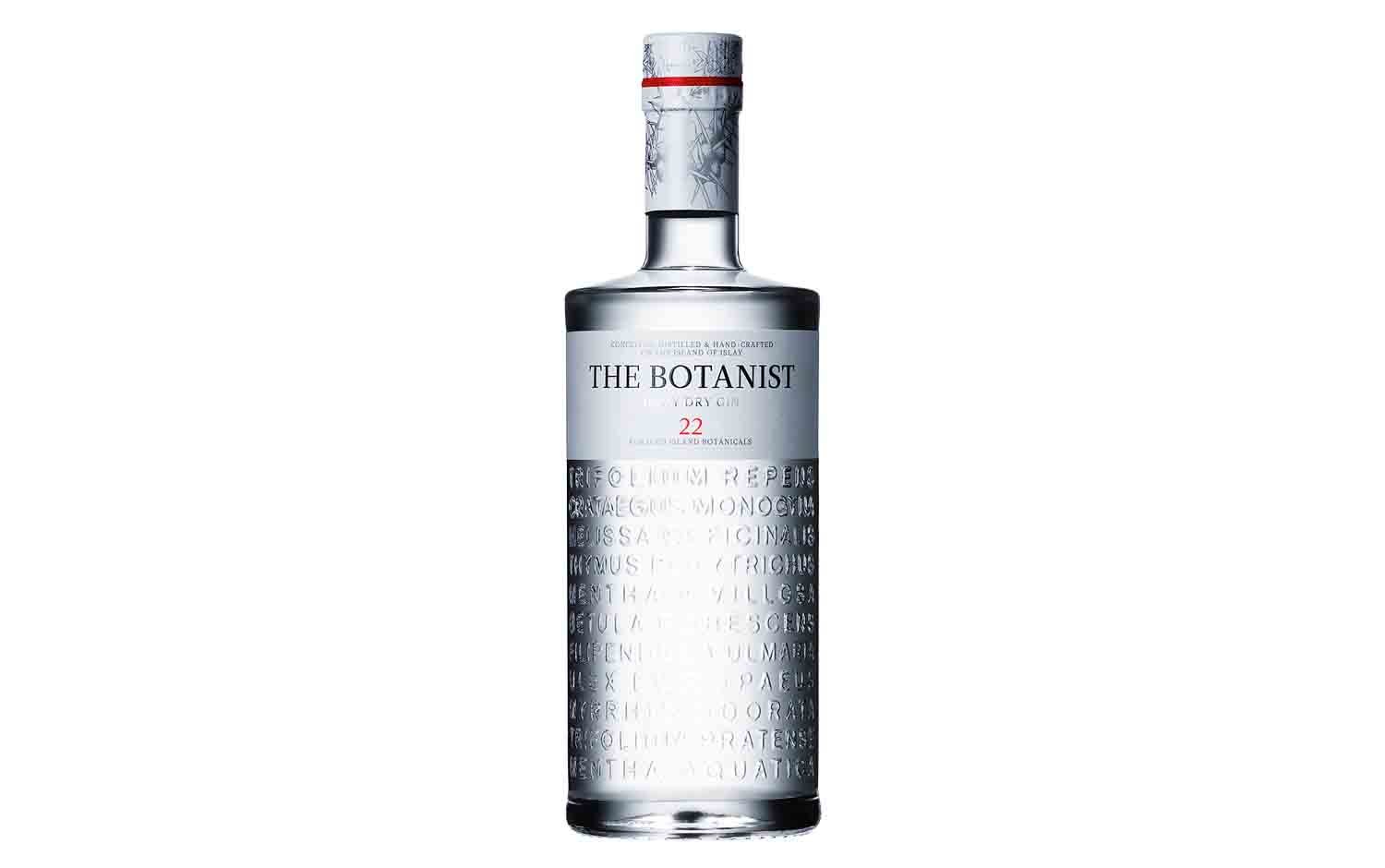 6 botanist islay dry gin on white