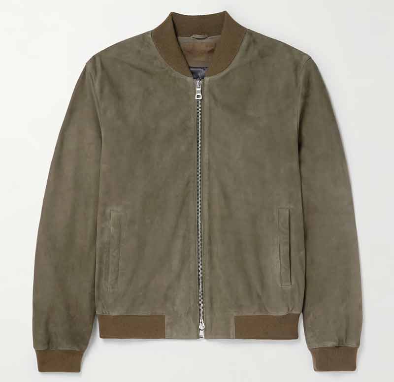Mr P. Suede Bomber Jacket