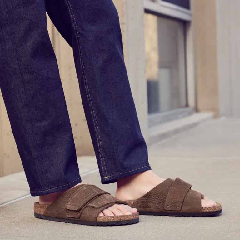 birkenstocks kyoto dark wash denim birkenstocks kyoto dark wash denim