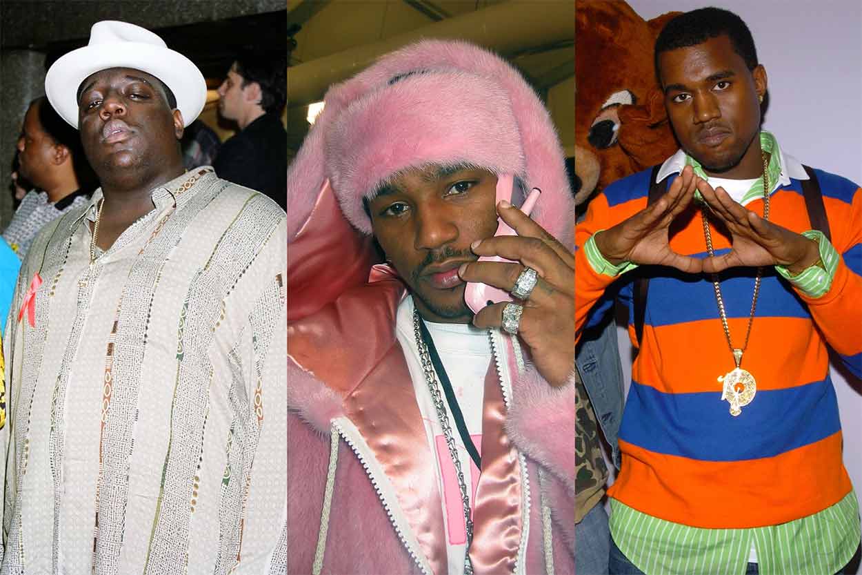 hip hop biggie camron kanye loud luxury fashion