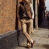 elevated layers knitwear loafers gilet chinos rollneck