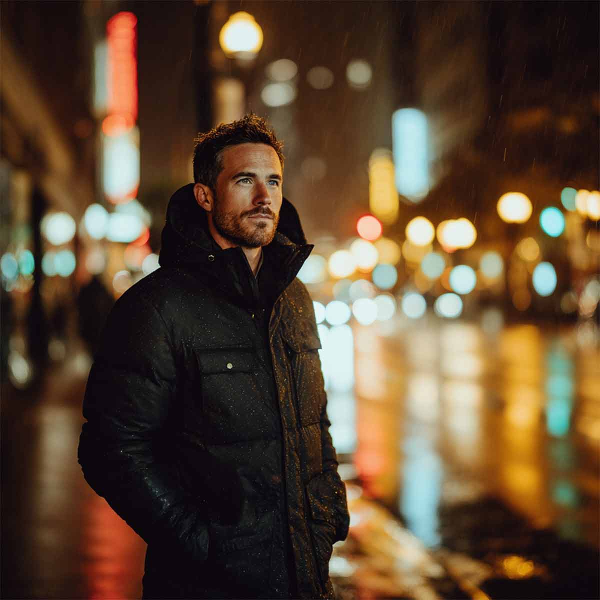 power puffers rule rainy black puffer jacket coat hero